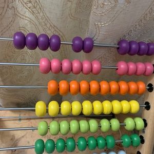Toddler math and color wooden game!